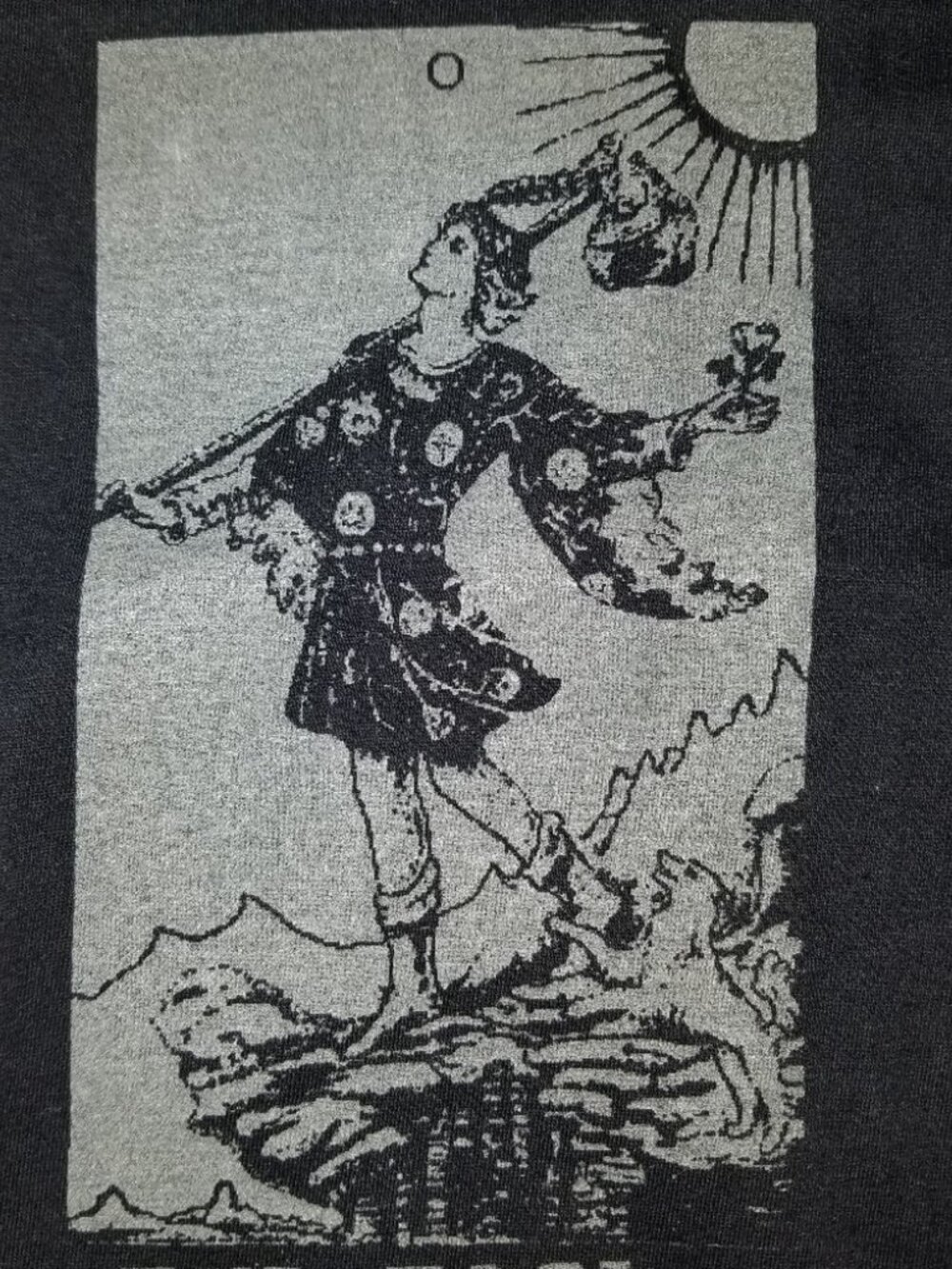 The Fool glow in the dark t-shirt Girl's Size S Black